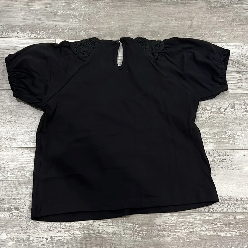 Zara Mixed Crochet Top
